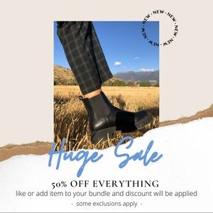 50% OFF EVERYTHING